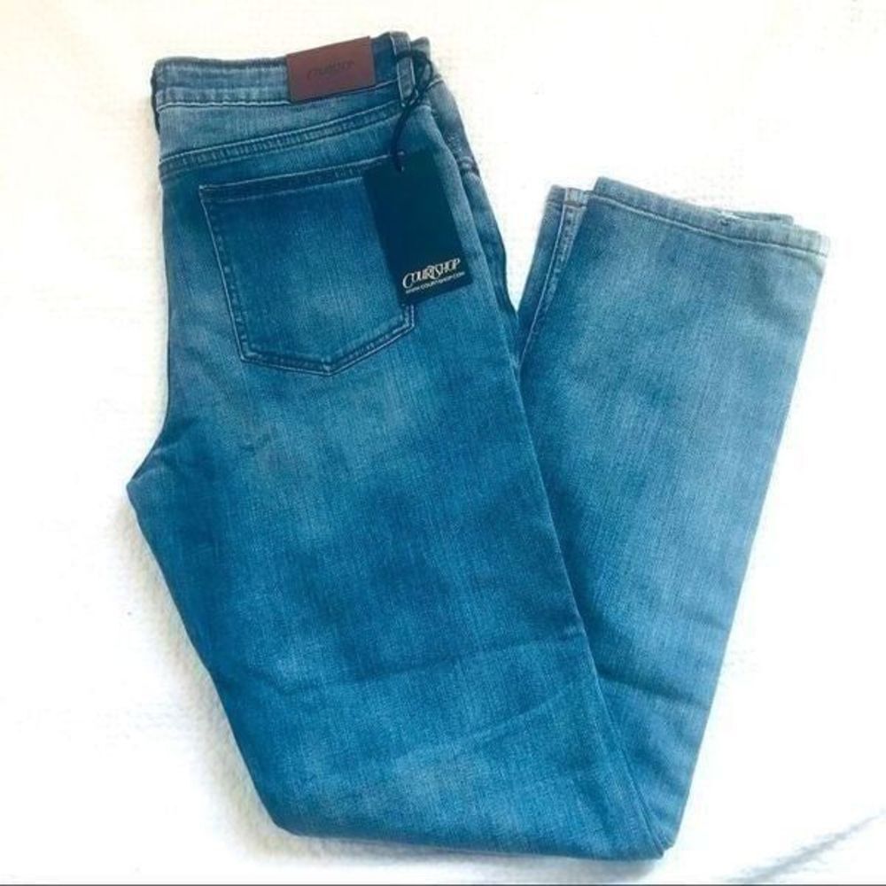 Courtshop women blue jeans